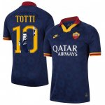 2019-20 AS Roma Third Navy #10 TOTTI Soccer Shirt Jersey ( Gallery Style Printing )