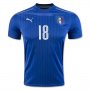 Italy Home 2016 MONTOLIVO #18 Soccer Jersey
