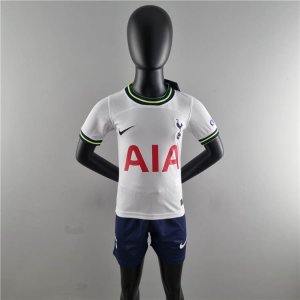 Kids/Youth Tottenham Hotspur 22/23 Home White Soccer Kit(Shirt+Shorts)