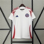2024 Chile Away White&Red Soccer Jersey Football Shirt