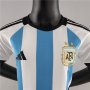 Kids World Cup 2022 Argentina Home Soccer Kit(Shirt+Shorts)