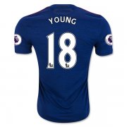 Manchester United Away 2016-17 18 YOUNG Soccer Jersey sHIRT