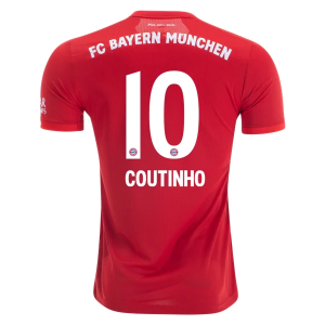 Bayern Munich Home 2019-20 Philippe Coutinho #10 Soccer Jersey Shirt