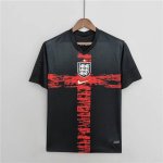 2022 World Cup England Training Soccer Shirt Black Football Shirt