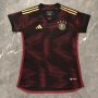 Women‘s Germany 2022 World Cup Away Black Soccer Jersey Football Shirt
