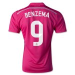 Real Madrid 14/15 BENZEMA #9 Away Soccer Jersey