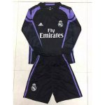 Kids Real Madrid LS Third 2016/17 Soccer Kits(Shirt+Shorts)