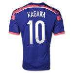 2014 Japan #10 KAGAWA Home Blue Jersey Shirt