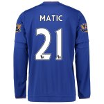 Chelsea LS Home 2015-16 MATIC #21 Soccer Jersey