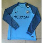 Manchester City LS Home 2016/17 Soccer Jersey Shirt