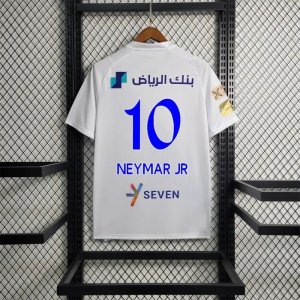 23/24 Al Hilal Saudi Nermar Jr #10 Away Soccer Jersey Football Shirt