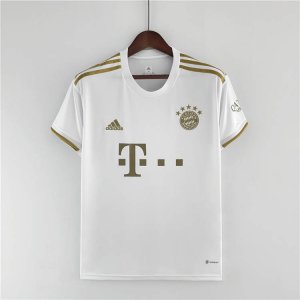 Bayern Munich 22/23 Away White Soccer Jersey Football Shirt