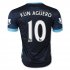 Manchester City Away 2015-16 KUN AGUERO #10 Soccer Jersey