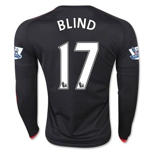 Manchester United LS Third 2015-16 BLIND #17 Soccer Jersey