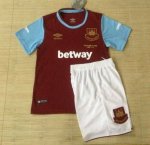 Kids West Ham 2015-16 Home Soccer Kits(Shirt+Shorts)