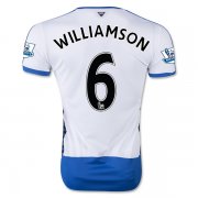 Newcastle United Home 2015-16 WILLIAMSON #6 Soccer Jersey