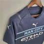 Manchester City 21-22 Third Navy Soccer Jersey Football Shirt