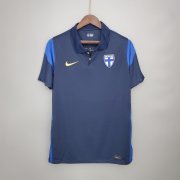 Finland Euro 2020 Away Blue Soccer Jersey Football Shirt