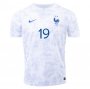 World Cup 2022 France Away benzema Soccer Jersey Football Shirt