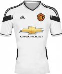 Manchester United 2015-16 White Away Soccer Jersey
