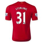 Liverpool 2015-16 Home Soccer Jersey STERLING #31