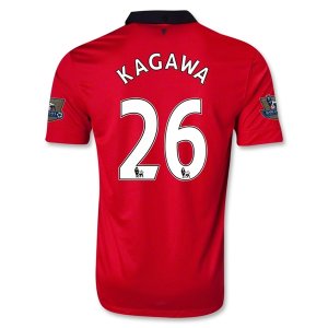 13-14 Manchester United #26 KAGAWA Home Jersey Shirt