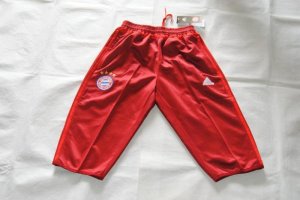 15-16 Bayern Munich Red 3/4 soccer pants