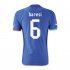 13-14 Italy #6 Baresi Home Blue Soccer Jersey Shirt