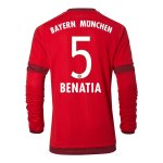 Bayern Munich LS Home 2015-16 BENATIA #5 Soccer Jersey