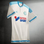 Olympique Marseille 2015-16 White Home Soccer Jersey