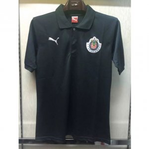 Chivas Black 2017/18 Polo Jersey Shirt