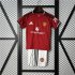 Kids Manchester United 25/26 Home Soccer Kit (Shirt+Shorts)
