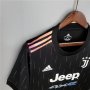 Juventus 21-22 Away Black Soccer Jersey Football Shirt