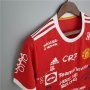 Manchester United 21-22 Kit Home Red Ronaldo #7 Soccer Jersey Football Shirt