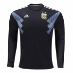 Argentina Away 2018 World Cup Long Sleeve Soccer Jersey Shirt