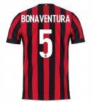 AC Milan Home 2017/18 bonaventura #5 Soccer Jersey Shirt