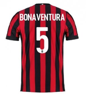 AC Milan Home 2017/18 bonaventura #5 Soccer Jersey Shirt