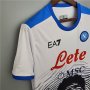Napoli 21-22 Maradona Commemorative Version White Soccer Jersey Football Shirt