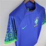 BRAZIL WORLD CUP 2022 AWAY BLUE SOCCER JERSEY FOOTBALL SHIRT