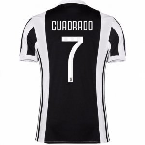 Juventus Home 2017/18 Cuadrado #7 Soccer Jersey Shirt