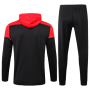 Bayern Munich 20-21 Red&Black Hoodie Training Kit