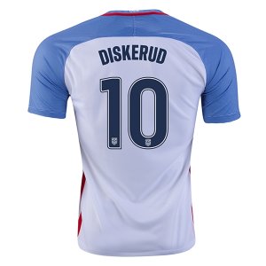 USA Home 2016 DISKERUD #10 Soccer Jersey