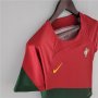 Portugal 2022 World Cup Home Red Women's Soccer Jersey Football Shirt