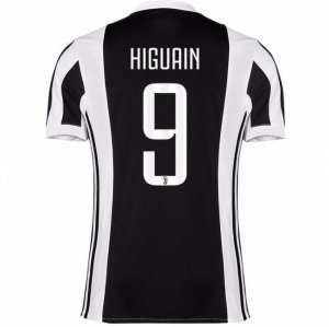 2017-18 Juventus Higuaín #9 Home Soccer Jersey