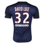 Paris Saint-Germain 2015-16 Home DAVID LUIZ #32 Soccer Jersey PSG
