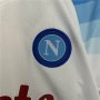 Kids 23/24 Napoli Away White Football Kit (Shirt+Shorts)