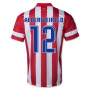 13-14 Atletico Madrid #12 Alderweireld Home Soccer Jersey Shirt