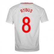 Poland Home 2016 Rybus 8 Soccer Jersey Shirt