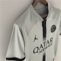 Paris Saint Germain 22/23 Away Grey PSG Soccer Jersey Football Shirt