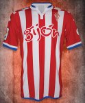 Sporting Gijon 2015-16 Home Soccer Jersey